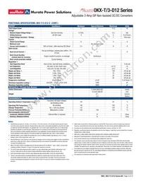 OKX-T/3-D12P-C Datasheet Page 4