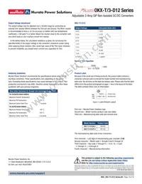 OKX-T/3-D12P-C Datasheet Page 15