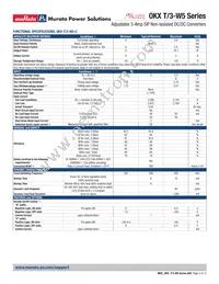 OKX-T/3-W5P-C Datasheet Page 3