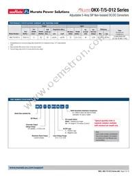 OKX-T/5-D12P-C Datasheet Page 2