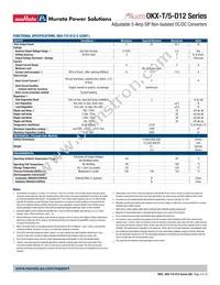 OKX-T/5-D12P-C Datasheet Page 4