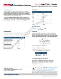 OKX-T/5-D12P-C Datasheet Page 15