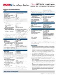 OKX2-T/16-W5N-C Datasheet Page 3