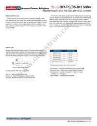 OKY-T/3-D12P-C Datasheet Page 8