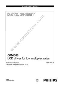 OM4068H/2 Datasheet Cover