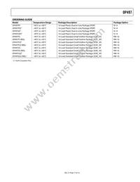 OP497GS-REEL Datasheet Page 15