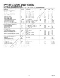 OP747ARU-REEL Datasheet Page 2