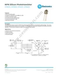 OP800D Datasheet Cover