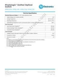 OPB121B Datasheet Page 3