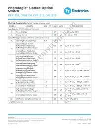 OPB121B Datasheet Page 4