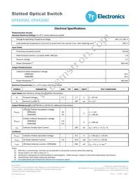 OPB420AZ Datasheet Page 2