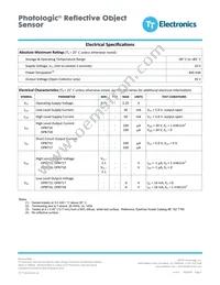 OPB717Z Datasheet Page 2