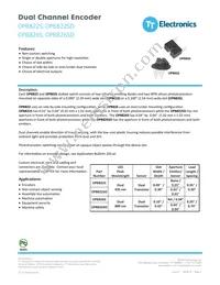 OPB826S Datasheet Cover