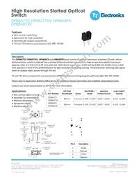 OPB847TX Datasheet Cover