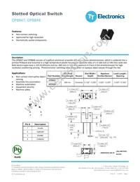 OPB848 Datasheet Cover