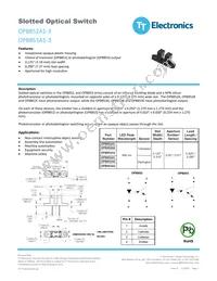 OPB853A2 Datasheet Cover
