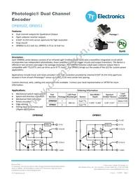 OPB950Z Datasheet Cover