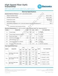 OPF1412 Datasheet Page 2