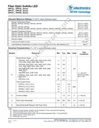 OPF340D Datasheet Page 2