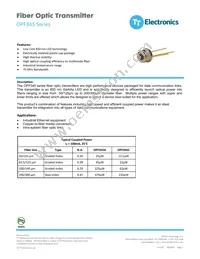 OPF345C Datasheet Cover