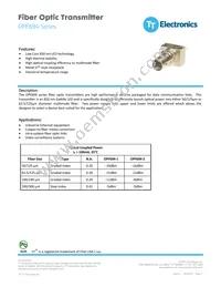 OPF694-1 Datasheet Cover