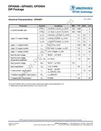 OPIA803DTU Datasheet Page 8