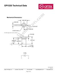 OPV220 Datasheet Page 4