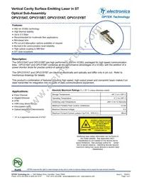 OPV315YAT Datasheet Cover