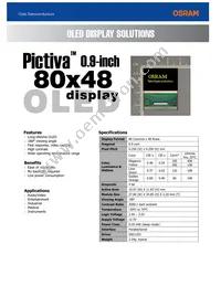OS080048PK09MG1B10 Datasheet Cover