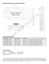 OS128048PN11MB2B10 Datasheet Page 2