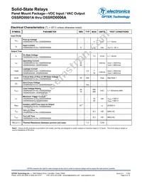 OSSRD0006A Datasheet Page 5