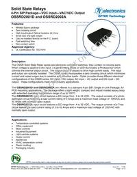 OSSRD2002A Datasheet Cover