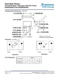 OSSRD2002A Datasheet Page 2