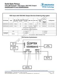 OSSRD2002A Datasheet Page 3