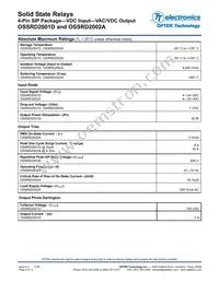 OSSRD2002A Datasheet Page 4