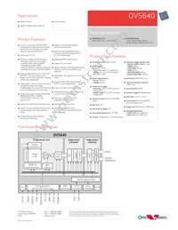 OV05640-A71A Datasheet Page 2