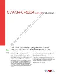 OV09734-GA5A Datasheet Cover