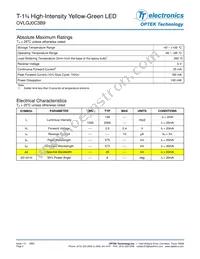 OVLGJ0C3B9 Datasheet Page 2