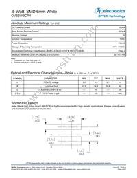 OVS5WBCR4 Datasheet Page 2