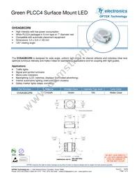 OVSAGBC2R8 Datasheet Cover