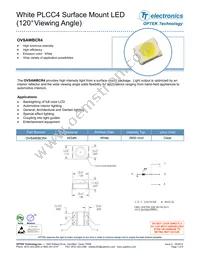 OVSAWBCR4 Datasheet Cover