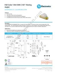 OVSRRGBCC3TM Datasheet Cover