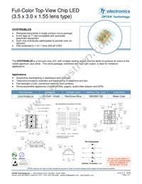 OVSTRGBLC6 Datasheet Cover