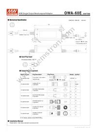 OWA-60E-20 Datasheet Page 4