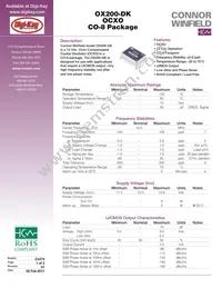 OX200-DK-010.0M Datasheet Cover