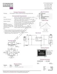 OX200-DK-010.0M Datasheet Page 2