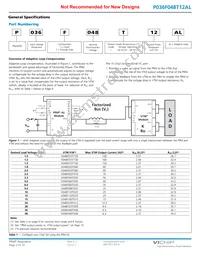 P036T048T12AL Datasheet Page 2