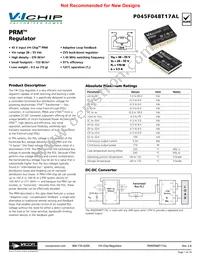 P045T048T17AL Datasheet Cover