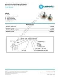 P160KNP-0Q20B100K Datasheet Cover