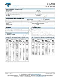 P16NM104MAB15 Datasheet Page 3
